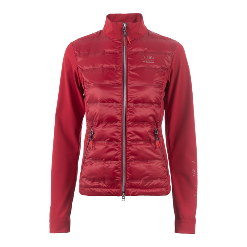 Cavallo Ingrid Klimke Ladies Kay Hybrid Jacket - Red